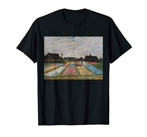Flower Beds in Holland Bulb Fields Vincent van Gogh Tulips T-Shirt