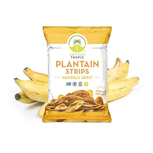Plantain Chips - Vegan Snacks - Healthy Snacks - Paleo Snacks - Gluten Free Snacks - Whole 30 Approved Foods - Banana Chips - ARTISAN TROPIC Plantain