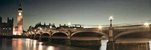 Posterazzi London Lights Poster Print by Assaf Frank, (12 x 36)