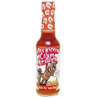 ASS KICKIN Cajun Habanero Hot Sauce  5 Oz -3 Pack-  Perfect Gourmet Gift for the Hot Sauce Fan - Try if you dare