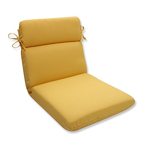 Pillow Perfect Outdoor/Indoor Forsyth Soleil Rounded Corners Chair Cushion