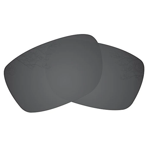 Dynamix Polarized Replacement Lenses for Oakley Fives Squared  Anti Glare  Precise Fitting -Solid Black  Polarized Enhanced-