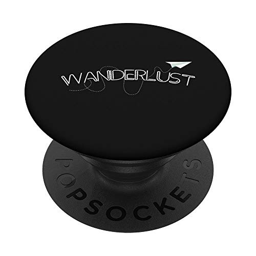 Wanderlust Outdoor Adventure Camping Hiker Mountains Gifts PopSockets PopGrip Swappable Grip for Phones and Tablets