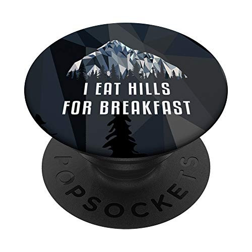 Funny Hiking Id Hike That Low Poly Gift PopSockets Grip and Stand for Phones and Tablets