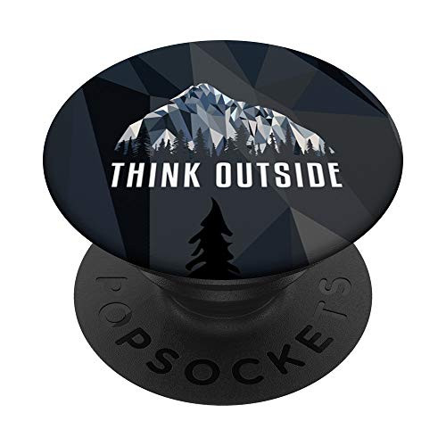 Funny Hiking Think Outside Low Poly Gift PopSockets Grip and Stand for Phones and Tablets Funny Hiking Think Outside Low Poly Gift PopSockets Grip and Stand for Phones and Tablets