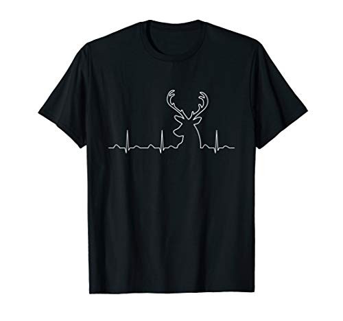 Hunting Heartbeat Shirt  Funny Deer Season Hunter GIft