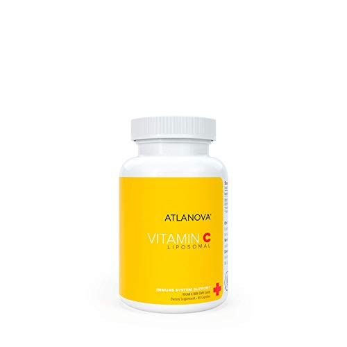 ATLANOVA Liposomal Vitamin C 1000mg Capsules Vegan Best Natural Non GMO Made in USA Antioxidant Maximum Absorption Immune System Support and Collagen Bo