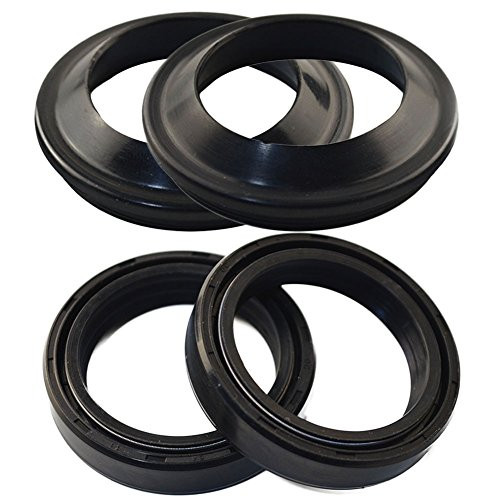 AHL Front Fork Shock Oil Seal and Dust Seal Set 38mm x 50mm x 11mm for Yamaha XV1100 Virago 1986-1997 - FZR600 1989-1997 - XV1000 1984-1985 - FZR600 1
