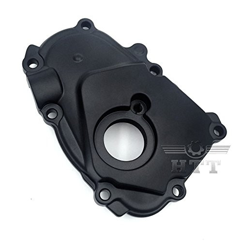 HTTMT MT313-037B-BK Black Right Side Engine Crankcase Cover Ignition Trigger Compatible with Yamaha 2003-2005 YZF-R6 2006-2009 YZF-R6S 1989-1997 FZR60
