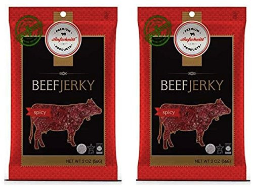 Aufschnitt Beef Jerky -Spicy  2 Pack -4 oz--