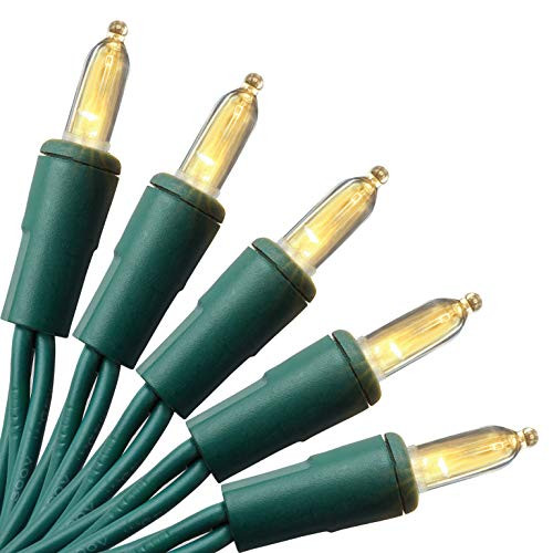 Aurio Christmas Lights  12-3ft 50-Count LED End-to-End Connectable Mini Christmas String Lights  Light Strings for Party  Wedding  Indoor and Outdoor Ch