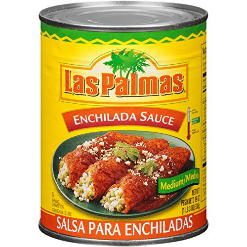 Las Palmas Enchilada Sauce  Medium  19 Ounce -Pack of 12-