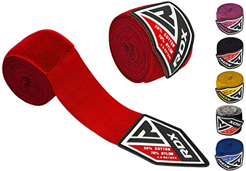 RDX Boxing Hand Wraps Inner Gloves for Punching - Great Protection for MMA  Muay Thai  Kickboxing  Martial Arts Training and Combat Sports - 4-5 Meter E