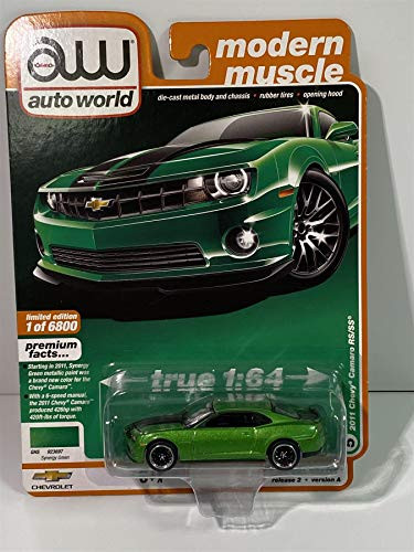 Auto World 64252 164 Modern Muscle 2011 Chevy Camaro RS-SS Series A