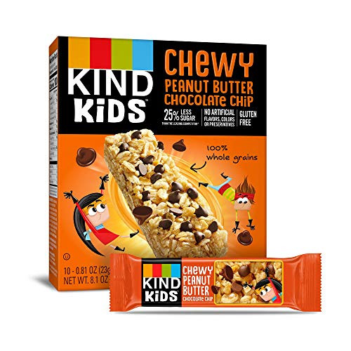 KIND Kids Granola Chewy Bar  Peanut Butter Chocolate Chip  10 Count -6 Pack-