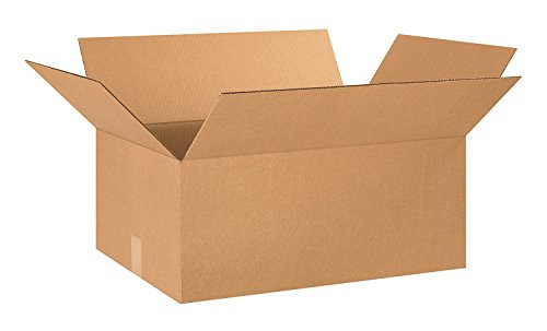 Aviditi 241610 Corrugated Cardboard Box 24 L x 16 W x 10 H  Kraft  for Shipping  Packing and Moving -Pack of 15-