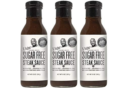 G Hughes Sugar Free Steak Sauce 13 oz -3 Pack-