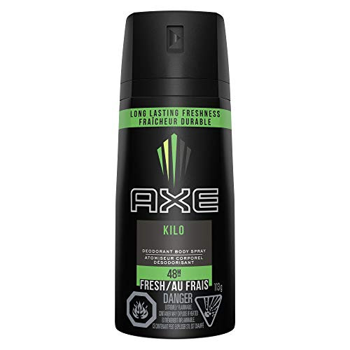 AXE Body Spray for Men  Kilo 4 oz  -Pack of 6-
