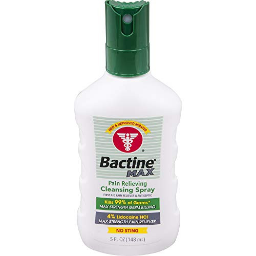 Bactine Bactine Max Pain Relieving Cleansing Spray  White  5 Ounce