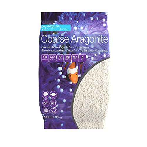 Coarse Aragonite 10lb Sand for Reef  Saltwater and Marine Aquariums