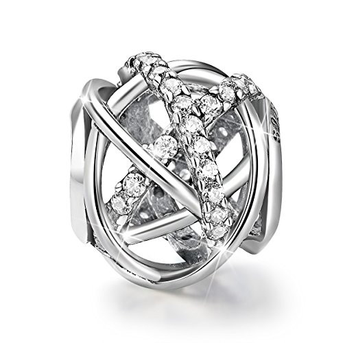 Bamoer Twist Fate with 925 Sterling Silver Charms Beads For Bracelets