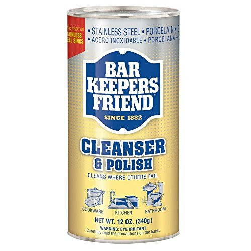Bar Keepers Friend All-Purpose Cleaner and Polish  12 Ounce  Pack of 6