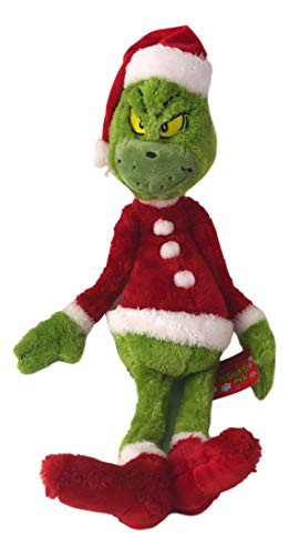 Ruz Santa Grinch Classic Bendable Poseable Plush Figure