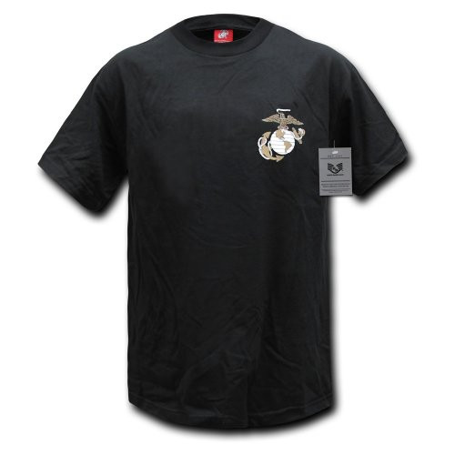 Rapiddominance Marines Basic Military Tee  Black  Medium