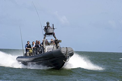 Posterazzi Basic training evolutions from a rigid-hulled inflatable boat Poster Print  -17 x 11-