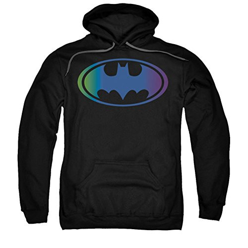 Hoodie Batman - Gradient Bat Logo Pullover Hoodie Size L