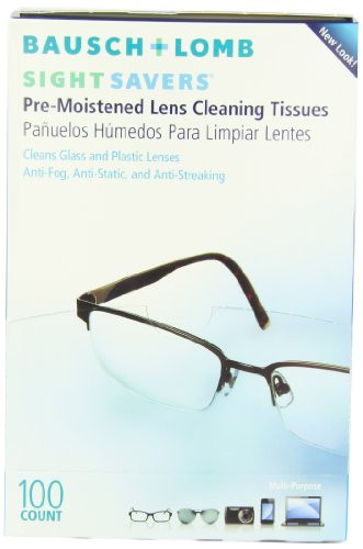 Bausch and Lomb Sight Savers Premoistened Lens Cleaning Tissues - 100 Count  2 pk-