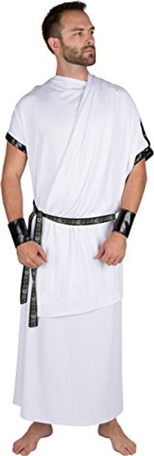 Capital Costumes Mens Grecian Toga Costume by Allures and Illusions  X-Large