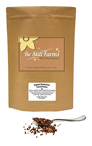 Be Still Farms Organic Buckwheat Toasted Kasha -5lb- Toasted Buckwheat Groats - Kasha Buckwheat Organic - Make Roasted Buckwheat - Activated Buckwheat