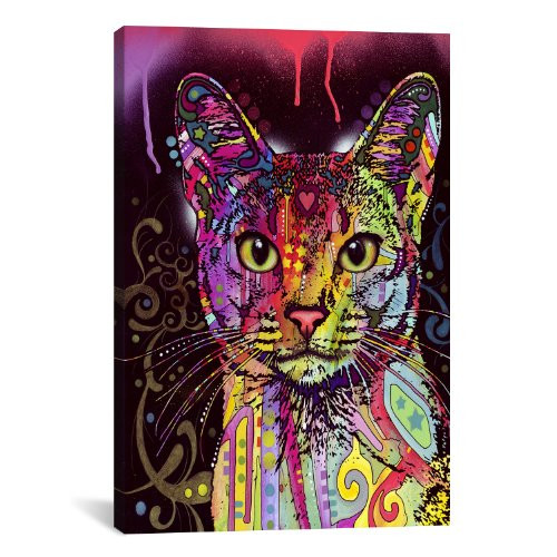 iCanvasART Abyssinian Canvas Art Print by Dean Russo, 18 by 12-Inch