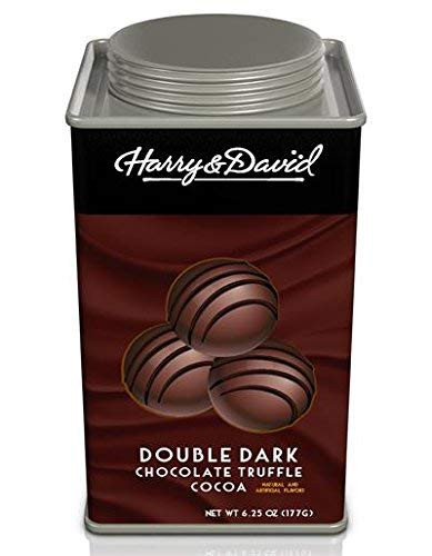 Harry and David Double Dark Chocolate Truffle Cocoa - 6-25oz Tin