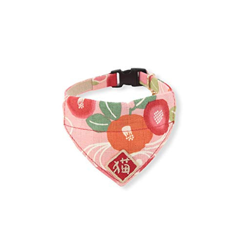 Necoichi Kimono Cat Bandana Collar -Pink-