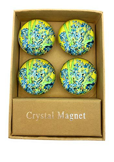 Value Arts Vincent Van Gogh Irises Magnets Set of 4 Value Arts Vincent Van Gogh Irises Magnets Set of 4