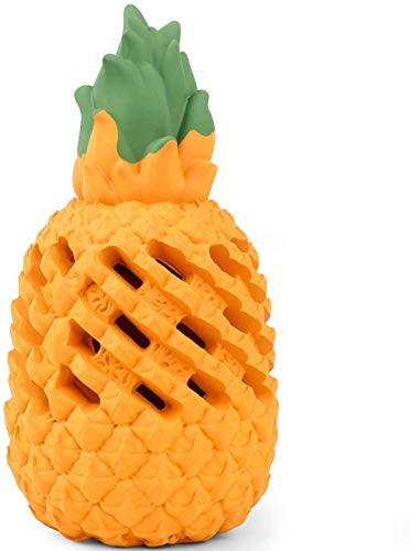 Dog Chew Toys for Aggressive Chewer  Dog Toothbrush Chew Toy  Indestructible Dog Chew Toy for Large Medium Small Dog Puppy  Pineapple Tough Dog Dental