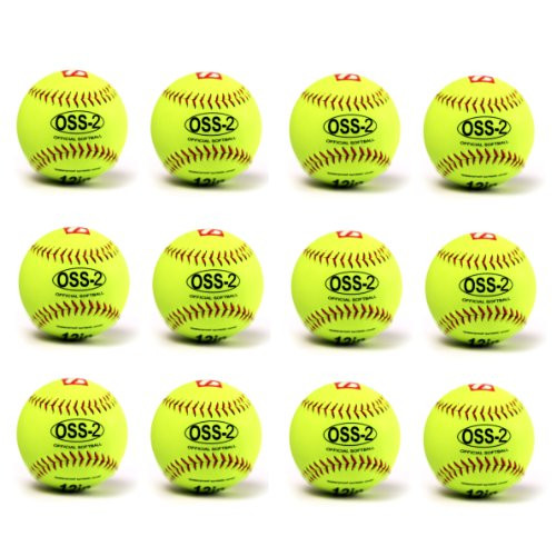 OSS-2 Practice Softball Ball  Soft Touch  Size 12  1 Dozen
