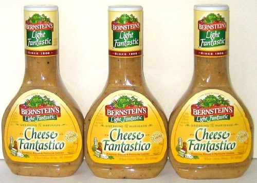 Bernsteins Light Fantastic Cheese Fantastico Dressing - 14 Oz -3-Pack-