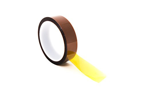 Bertech Kapton Tape  1 Mil Thick  1 1-2 Inches Wide x 36 Yards Long  Kapton Film with Silicone Adhesive  3 Inch Core  RoHS and REACH Compliant