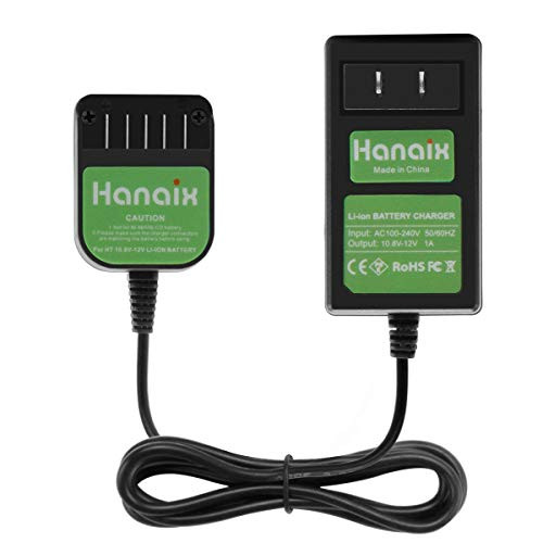 Hanaix New 10-8V-12V Lithium Battery Charger Compatible with Hitachi BCL1015 BCL1015S 329369 329370 329371 329389 331065 HXP 10-8v Portable Charger