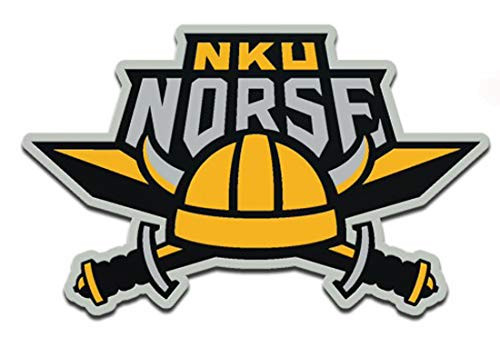 WinCraft Northern Kentucky University NKU Norse Auto Badge Emblem  Hard Thick Acrylic
