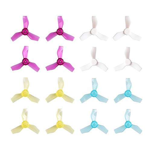 BETAFPV Gemfan 16pcs 31mm 3-Blade Props with 1-0 mm Shaft Micro Whoop Drone Propellers for Tiny Whoop FPV Racing Whoop Like Meteor65 Quadcopter