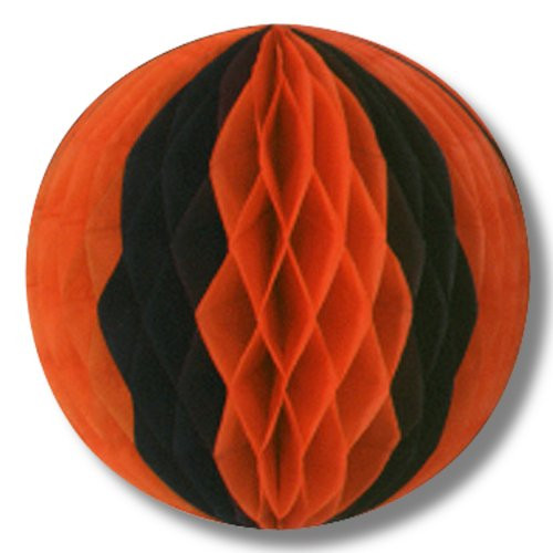 Beistle 24-Piece Tissue Ball for Halloween Party, 12-Inch