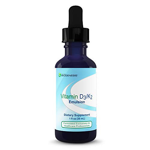 Nutra BioGenesis - Vitamin D3-K2 Emulsion - Liquid Vitamin D and Vitamin K to Help Support Bone and Heart Health - 1 Ounce Nutra BioGenesis - Vitamin D3-K2 Emulsion - Liquid Vitamin D and Vitamin K to Help Support Bone and Heart Health - 1 Ounce