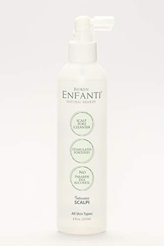 Bioken Enfanti Intensive Scalpi 8 oz - Clarifying Scalp Cleanser for Normal to Oily Scalp  Exfoliates and Removes Impurities