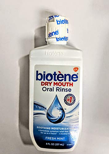 Biotene Dry Mouth Oral Rinse Fresh Mint 8 oz