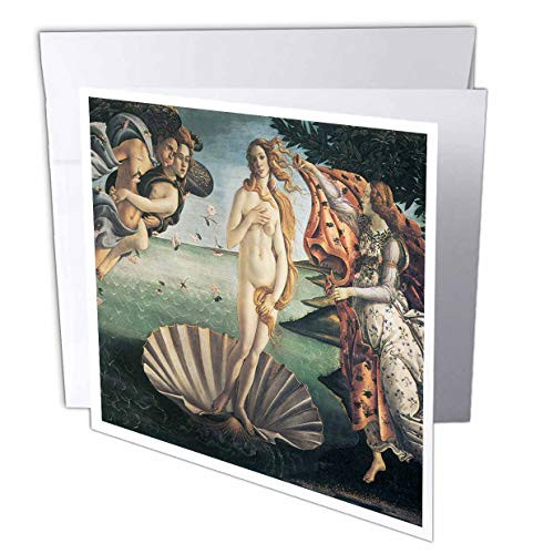 3dRose Birth of Venus by Sandro Botticelli Greeting Cards  Set of 12 -gc-127039-2-