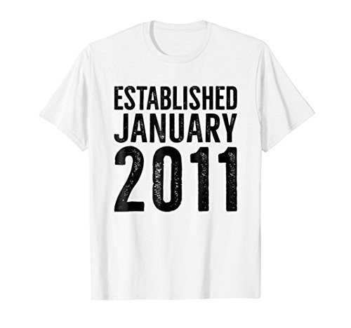 January 2011 7th Birthday T-Shirt Gift For a 7 Year Old